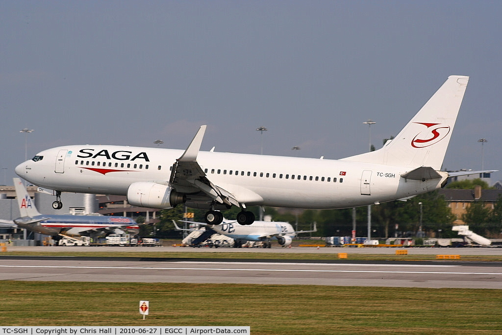 TC-SGH, 1998 Boeing 737-86J C/N 28068, Saga Airlines