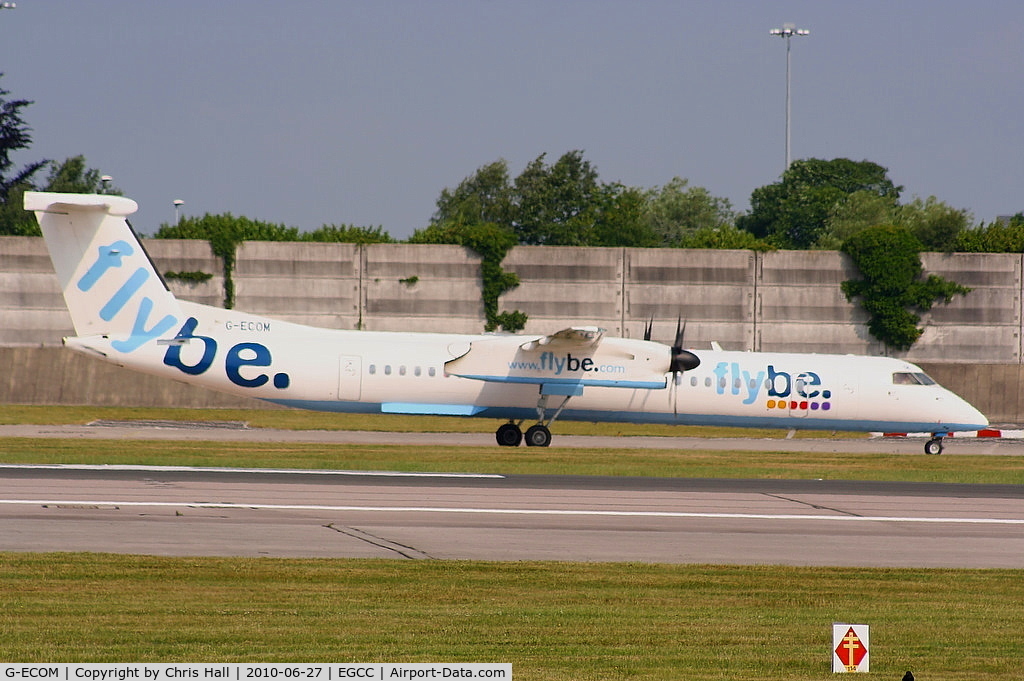 G-ECOM, 2008 De Havilland Canada DHC-8-402Q Dash 8 C/N 4233, flybe