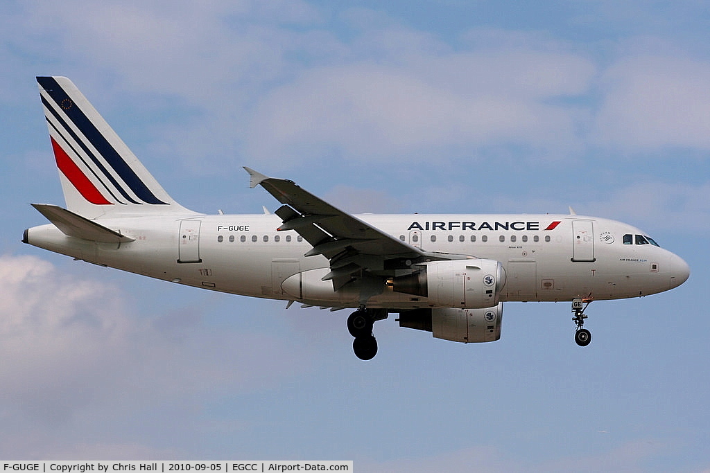 F-GUGE, 2003 Airbus A318-111 C/N 2100, Air France