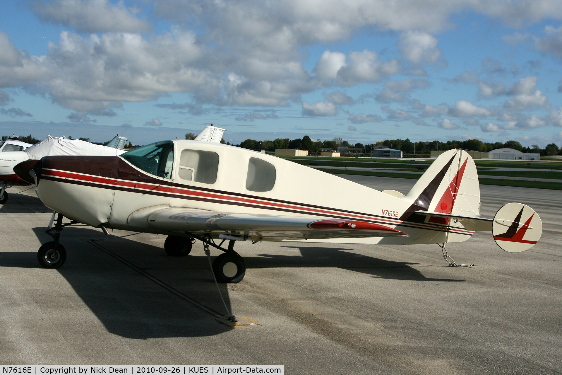 N7616E, 1959 Downer Bellanca 14-19-3 C/N 4118, KUES