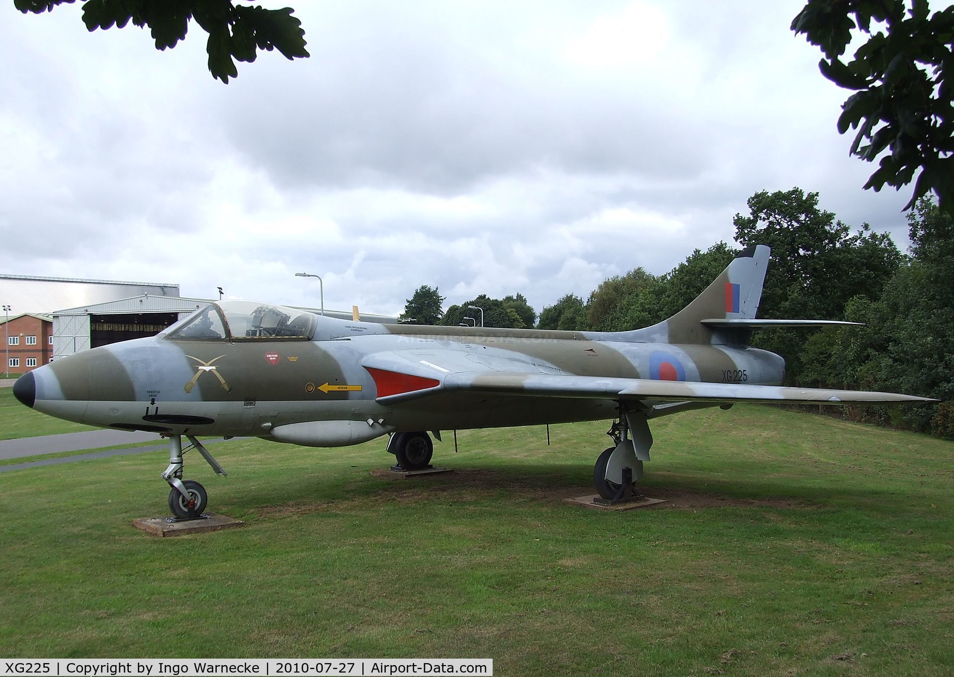 XG225, 1956 Hawker Hunter F.6A C/N 41H-680037, Hawker Hunter F6A at the RAF Museum, Cosford