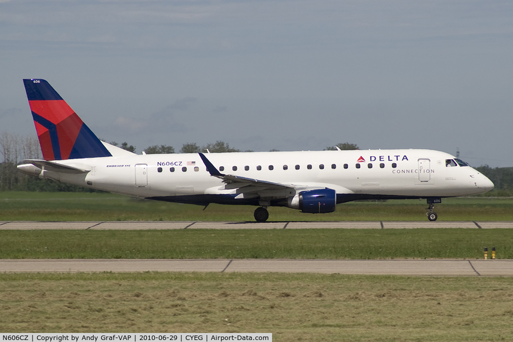 N606CZ, 2007 Embraer 175LR (ERJ-170-200LR) C/N 17000188, Delta Express EMB170