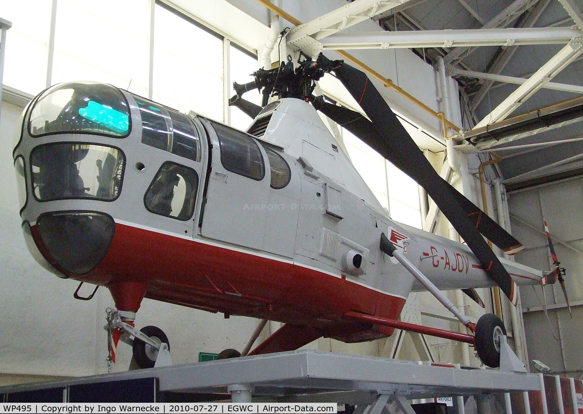 WP495, Westland Dragonfly HR.3 C/N WA/H/80, Sikorsky S-51 at the RAF Museum, Cosford
