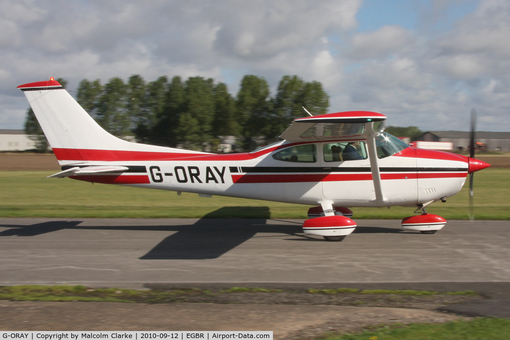 G-ORAY, 1980 Reims F182Q Skylane C/N 0132, Reims F182Q at Breighton Airfield during the September 2010 Helicopter Fly-In.