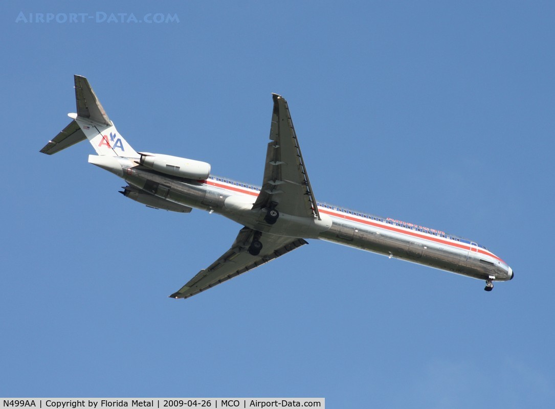 N499AA, 1989 McDonnell Douglas MD-82 (DC-9-82) C/N 49737, American MD-82