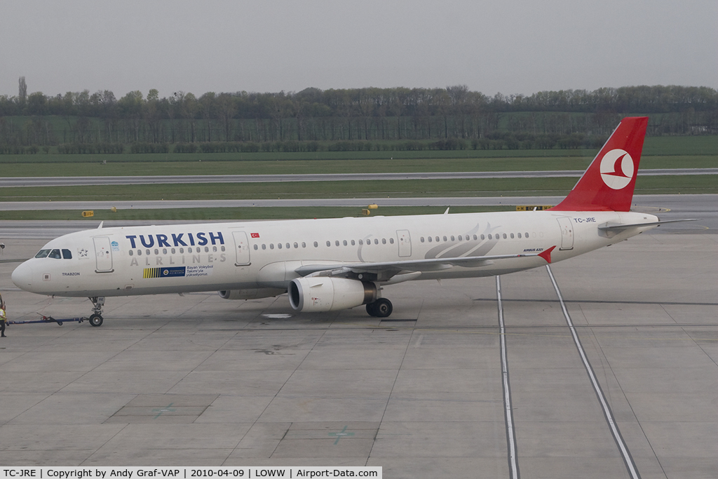 TC-JRE, 2007 Airbus A321-231 C/N 3126, Turkish Airlines A321