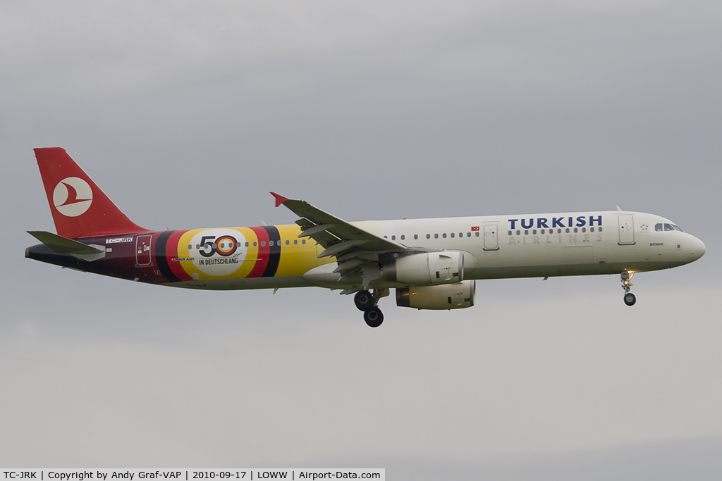 TC-JRK, 2008 Airbus A321-231 C/N 3525, Turkish Airlines A321