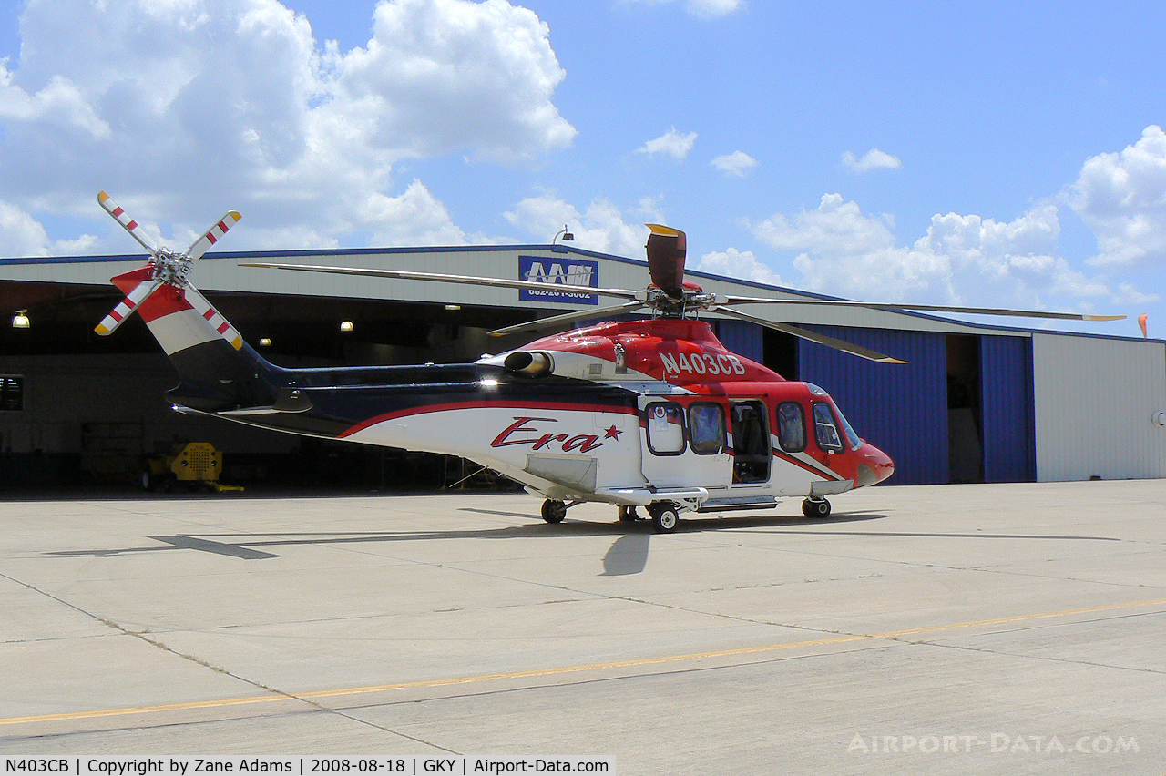 N403CB, AgustaWestland AW-139 C/N 41206, At Arlington Municipal Airport - Texas