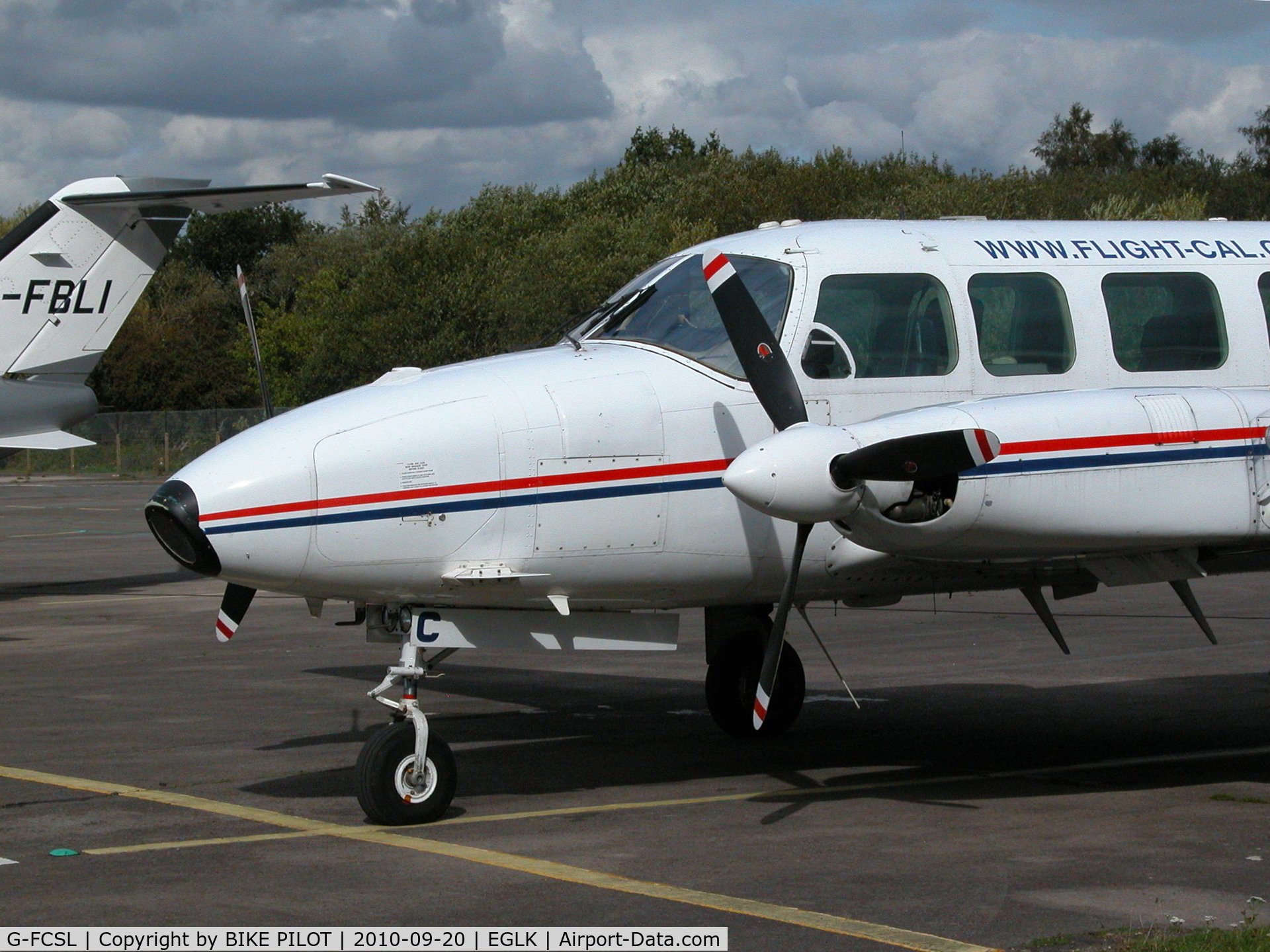 G-FCSL, 1972 Piper PA-31-350 Chieftain C/N 31-7852052, Sierra Lima nose detail