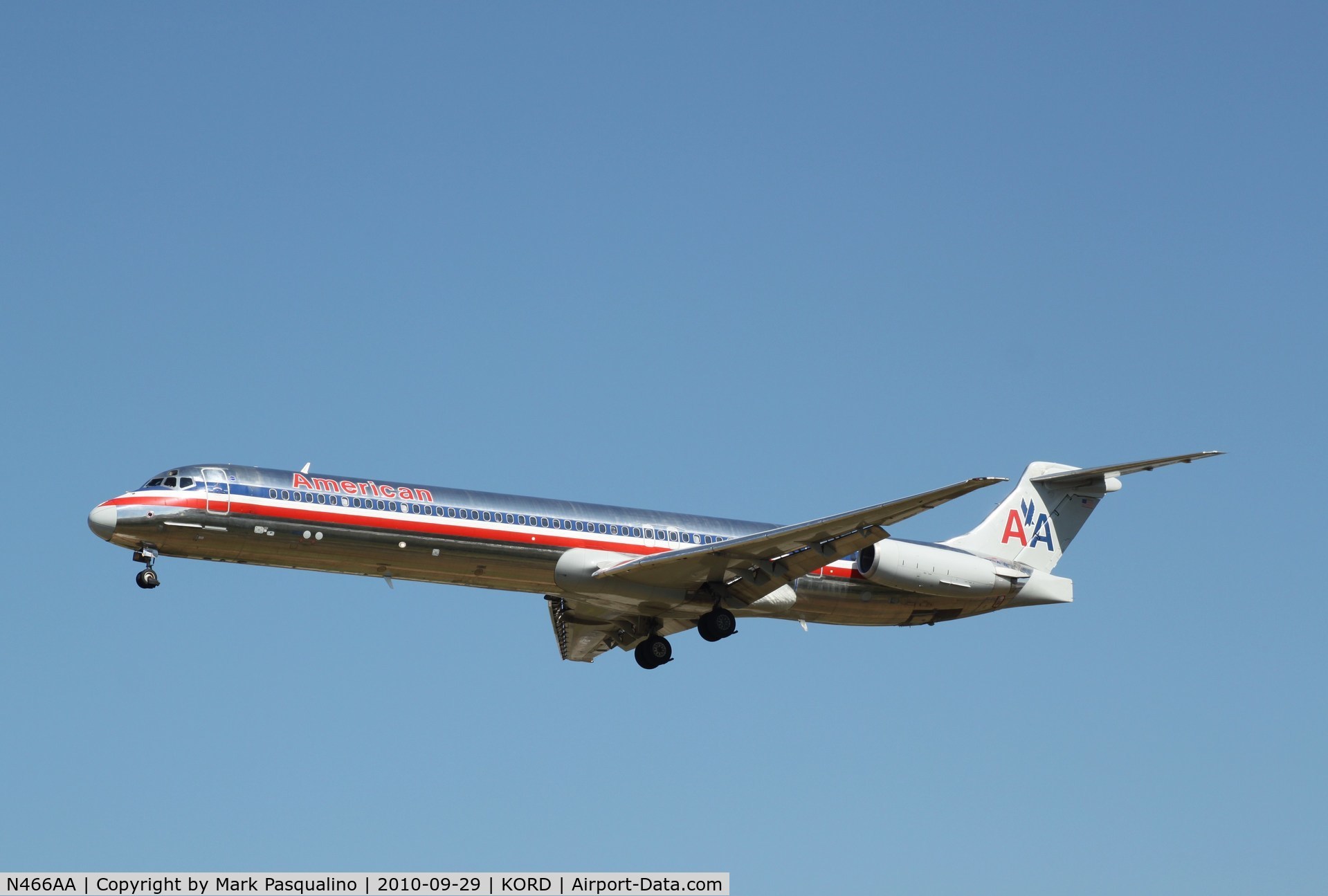 N466AA, 1988 McDonnell Douglas MD-82 (DC-9-82) C/N 49596, MD-82