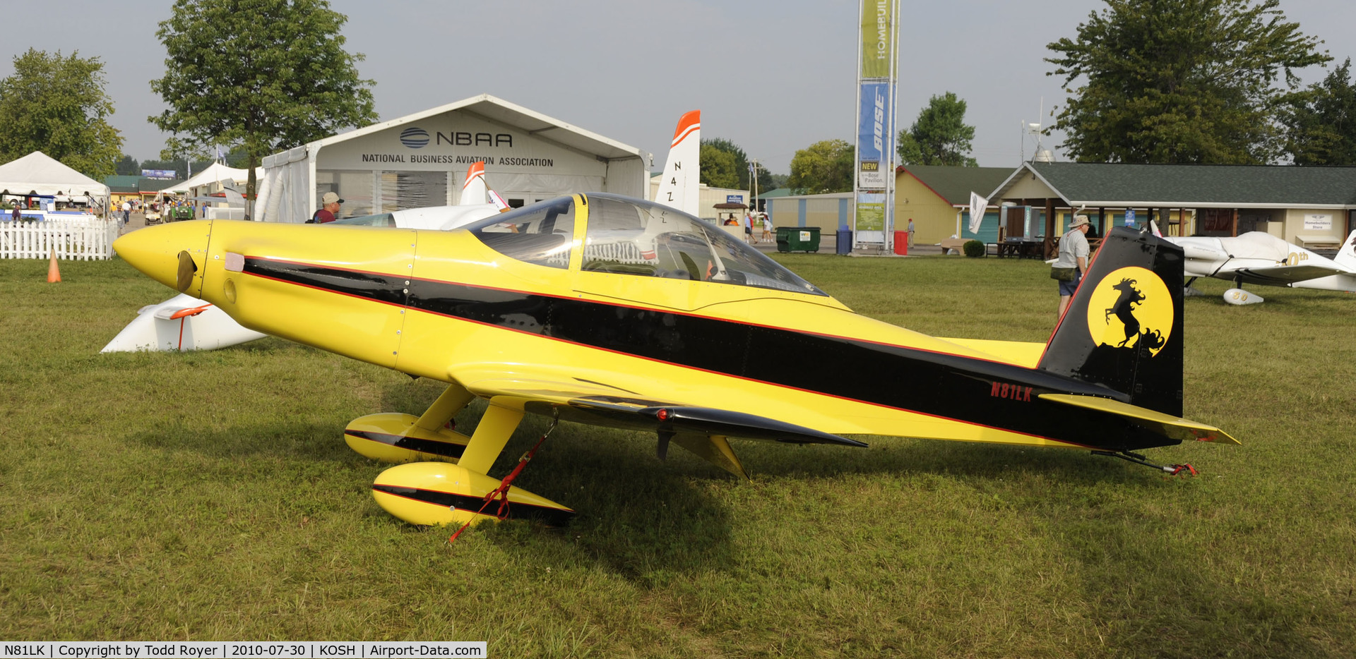 N81LK, 1981 Bushby Mustang II C/N MII-579, EAA AIRVENTURE 2010