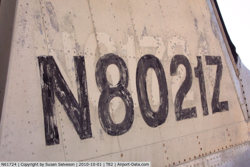 N61724, 1944 Douglas DC3C C/N 20444, Showing original registration no. painted over with current.