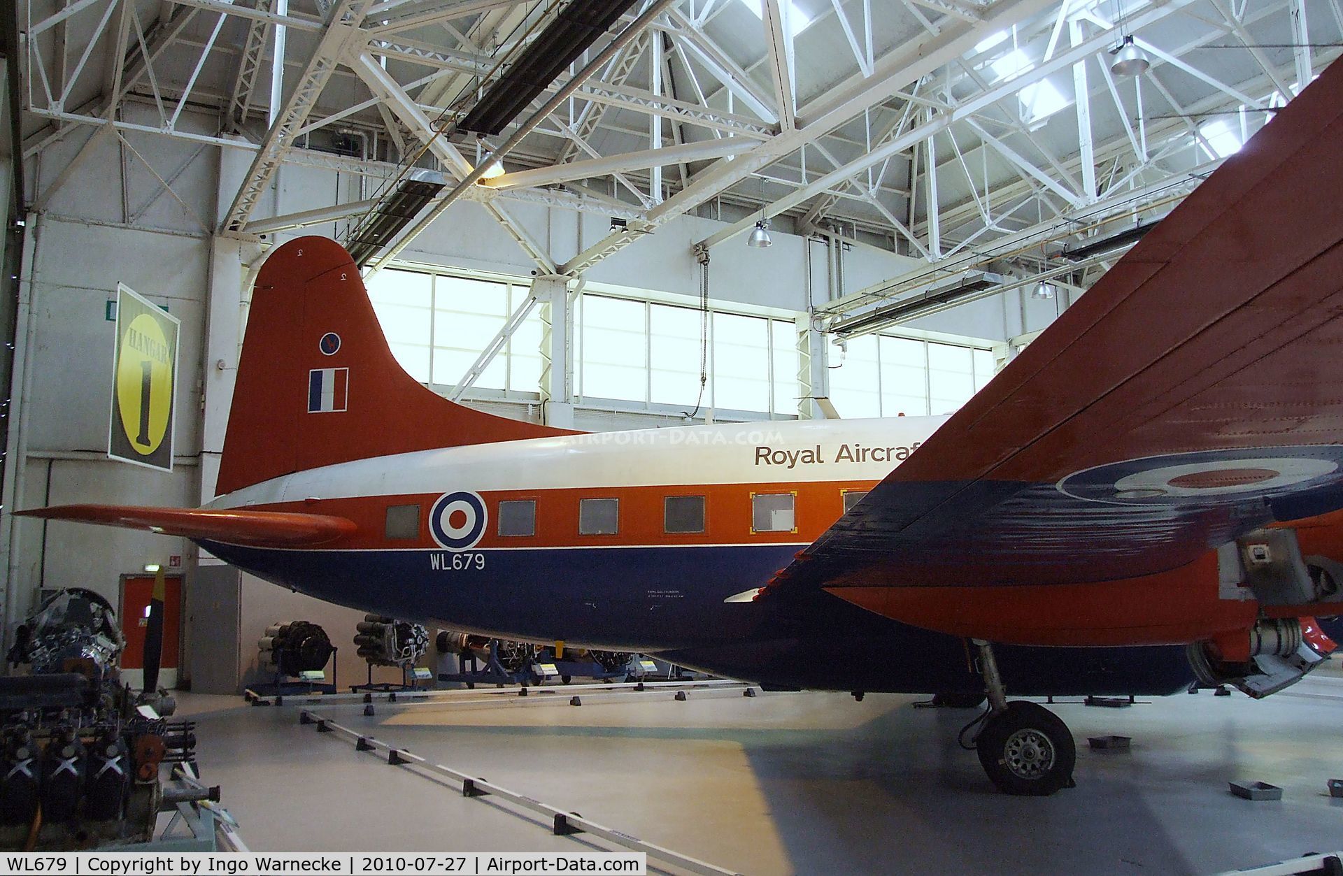 WL679, 1953 Vickers Varsity T.1 C/N Not found WL679, Vickers Varsity T1 at the RAF Museum, Cosford