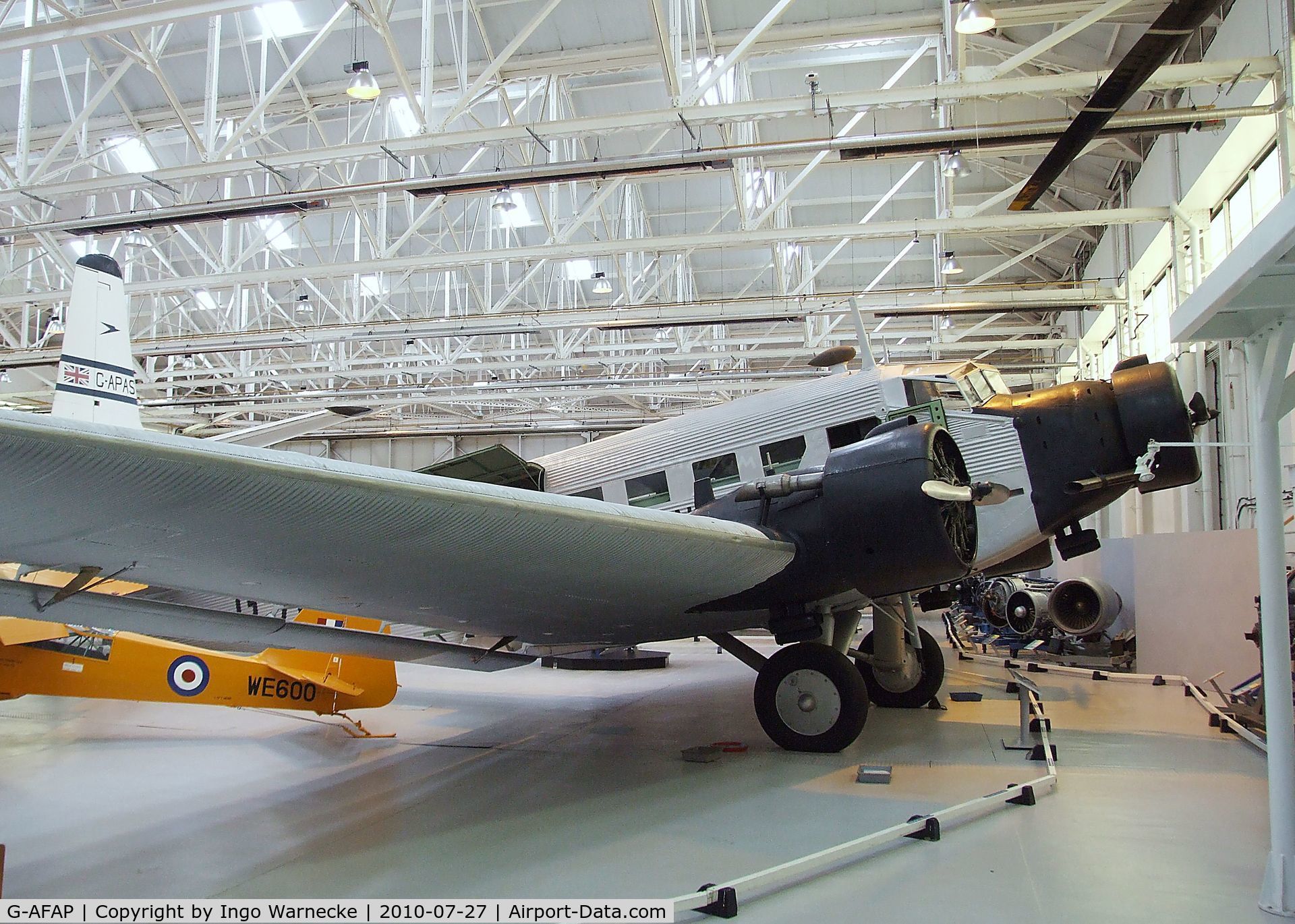 G-AFAP, Junkers (CASA) 352L (Ju-52) C/N 163, CASA 352L (Junkers Ju 52/3m) at the RAF Museum, Cosford