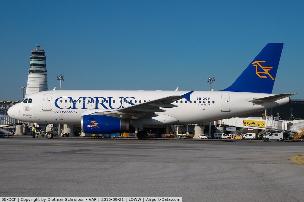 5B-DCF, 2006 Airbus A319-132 C/N 2718, Cyprus Airbus A319