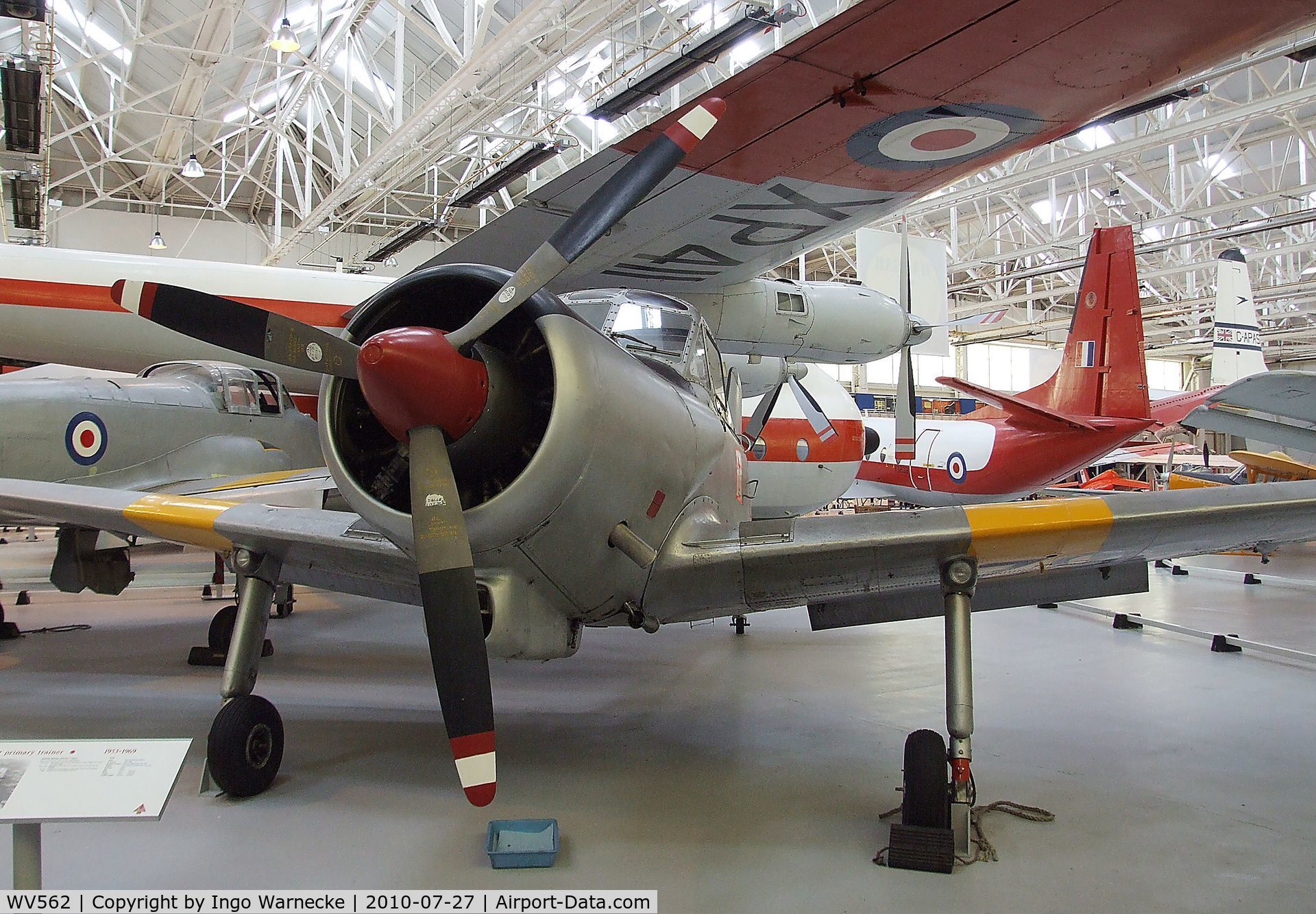 WV562, Percival P-56 Provost T.1 C/N PAC/56/108, Hunting Provost T1 at the RAF Museum, Cosford