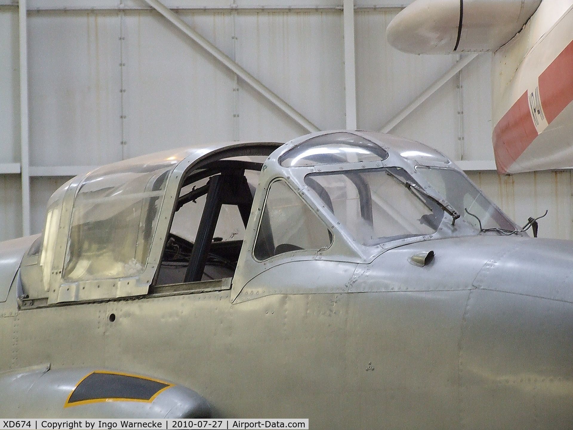 XD674, 1955 Hunting Percival P-84 Jet Provost T.1 C/N PAC/84/001, Hunting Jet Provost T1 first prototype at the RAF Museum, Cosford