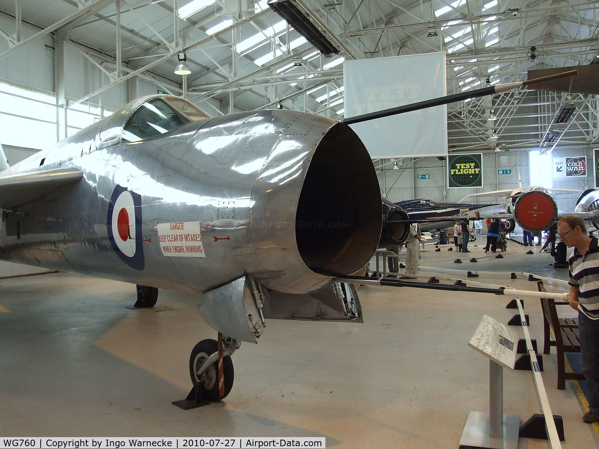 WG760, 1954 English Electric P.1A C/N 95001, English Electric P.1A at the RAF Museum, Cosford