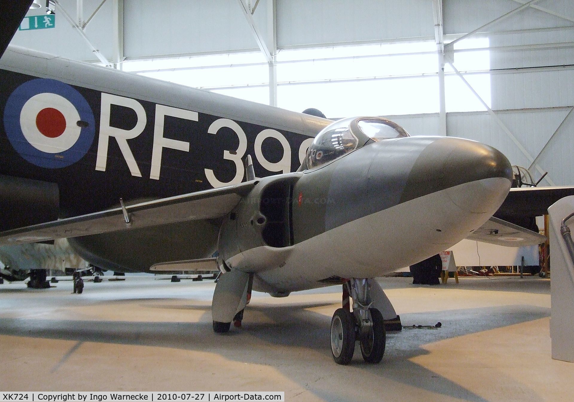 XK724, 1956 Folland Gnat F.1 (Fo-141) C/N FL2, Folland Gnat F1 at the RAF Museum, Cosford