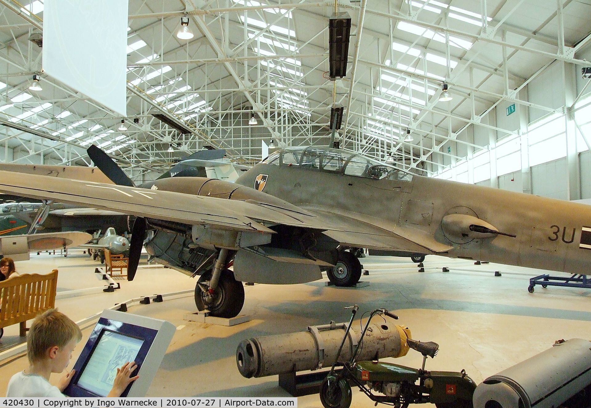 420430, Messerschmitt Me-410A C/N 420430, Messerschmitt Me 410A at the RAF Museum, Cosford