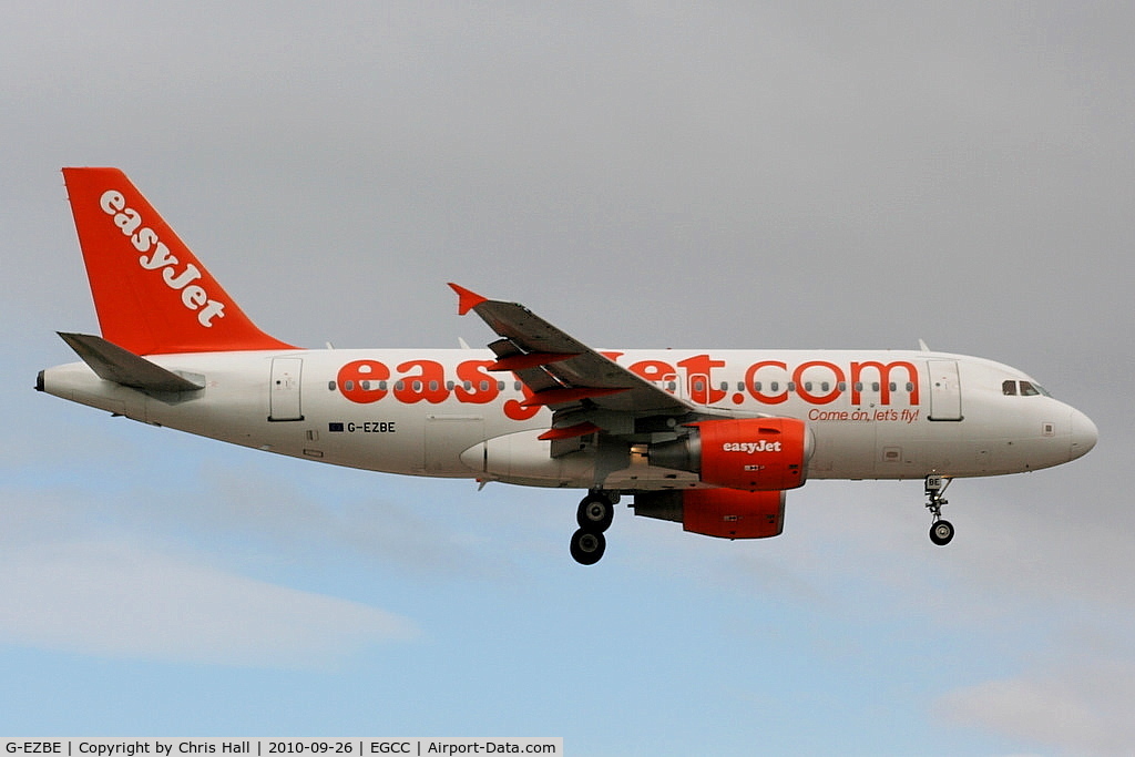 G-EZBE, 2006 Airbus A319-111 C/N 2884, easyJet