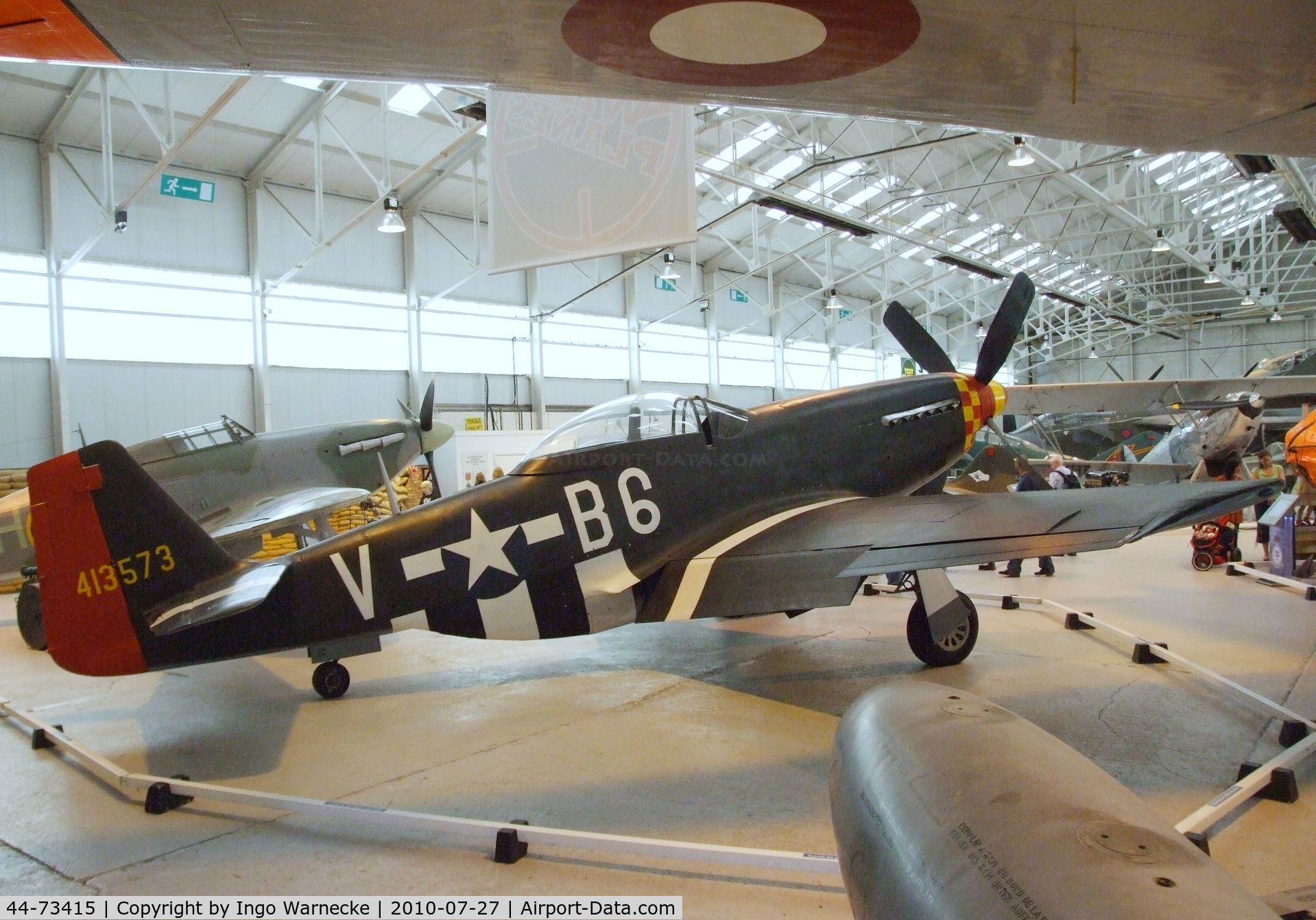44-73415, 1945 North American P-51D Mustang C/N 122-39874, North American P-51D-25-NA Mustang at the RAF Museum, Cosford