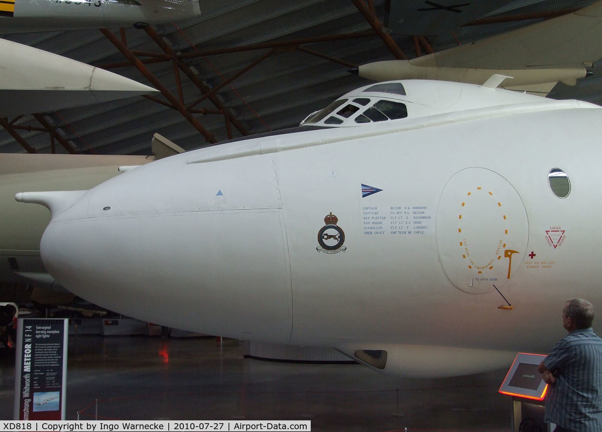 XD818, 1956 Vickers Valiant BK.1 C/N Not Found XD875, Vickers Valiant BK1 at the RAF Museum, Cosford