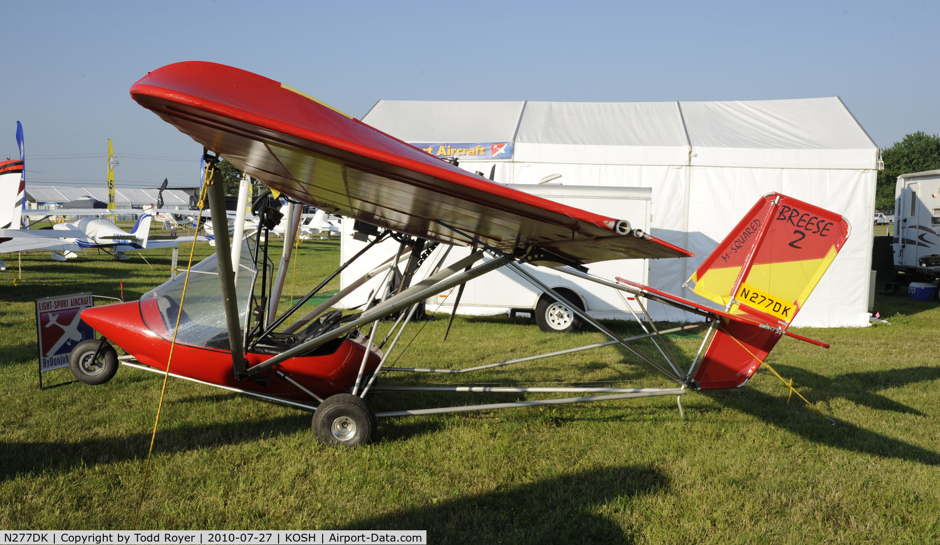 N277DK, 2002 M-Squared Breese 2 C/N 000571, EAA AIRVENTURE 2010