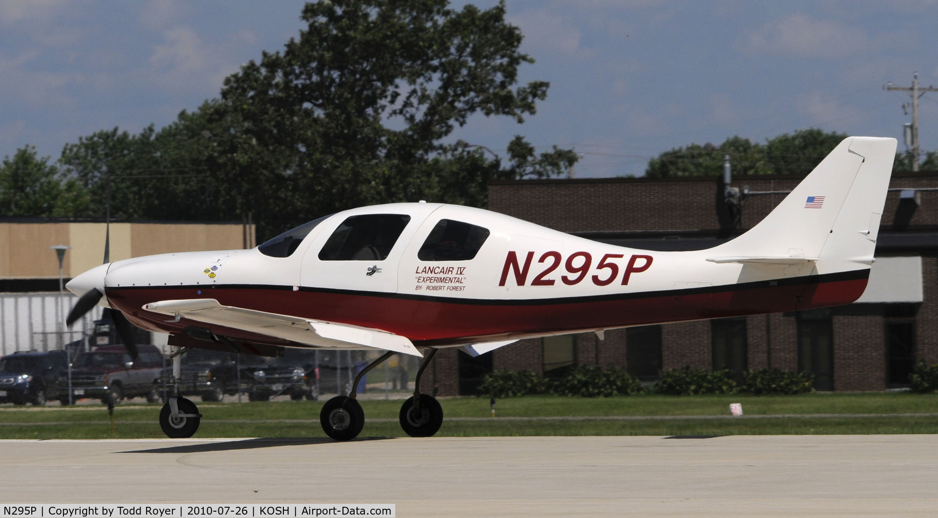 N295P, 1996 Lancair IV C/N 030, EAA AIRVENTURE 2010