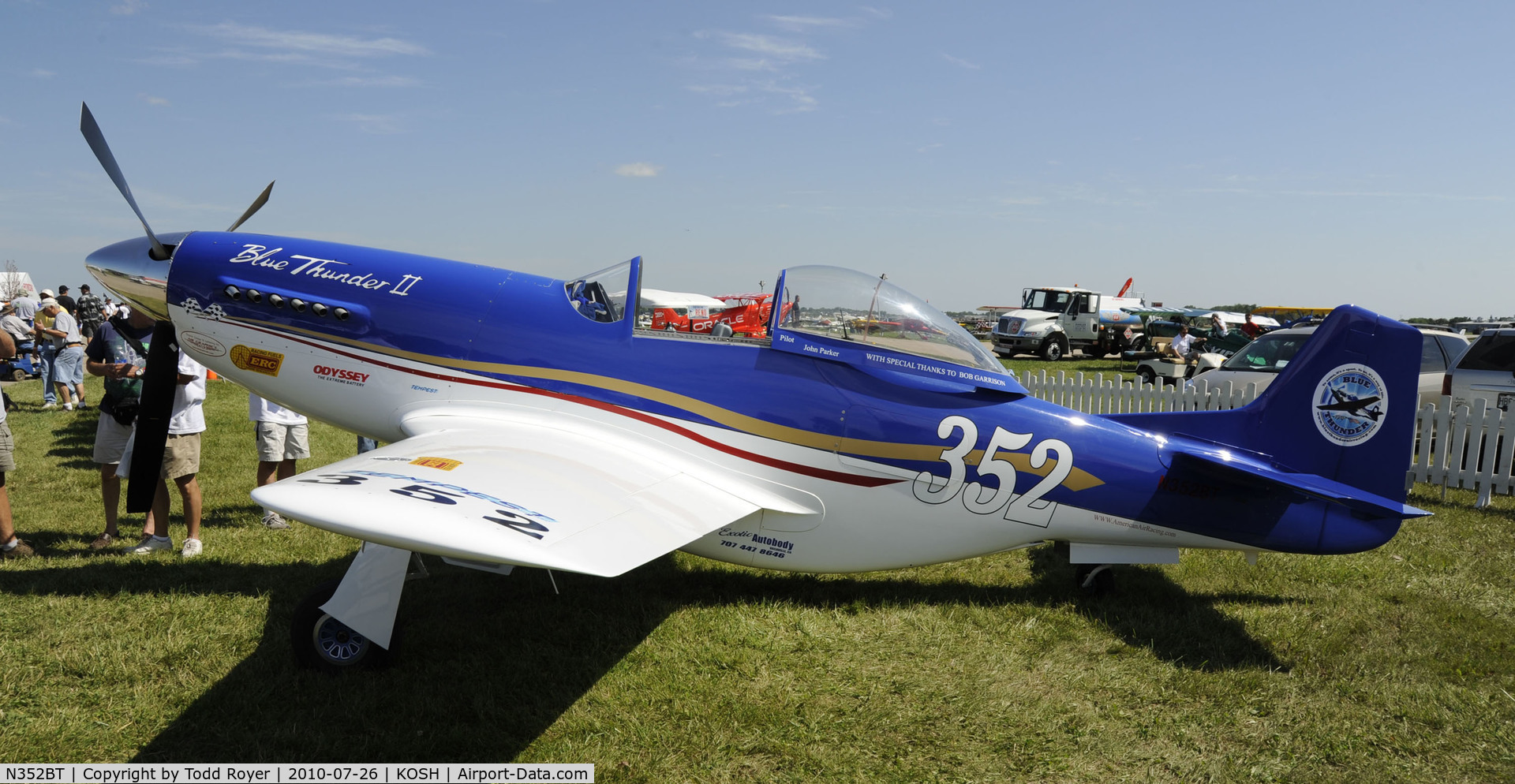 N352BT, 2009 Papa 51 Thunder Mustang C/N JHTM017, EAA AIRVENTURE 2010