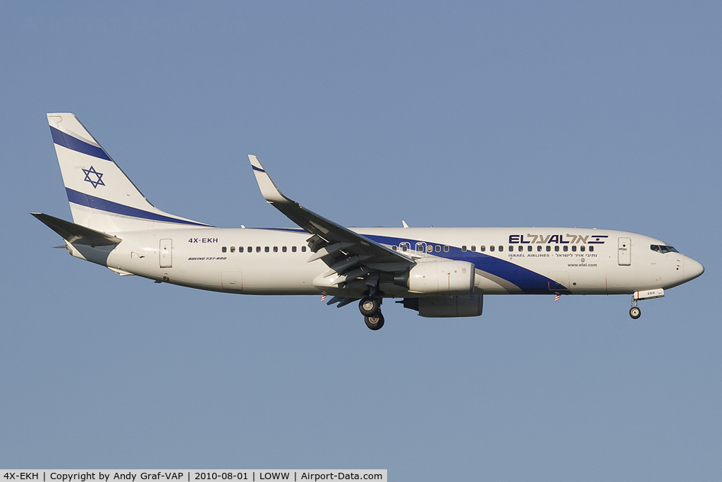 4X-EKH, 2009 Boeing 737-85P C/N 35458, El Al 737-800