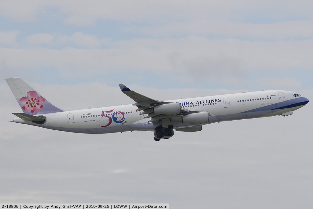B-18806, 2001 Airbus A340-313 C/N 433, China Airlines A340-300