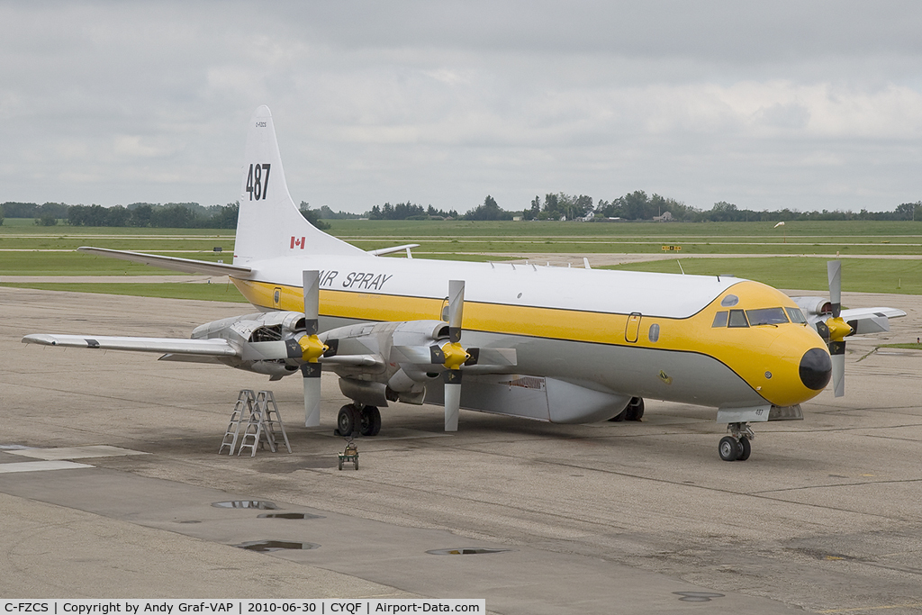 C-FZCS, 1959 Lockheed L-188A(F) Electra C/N 1060, Air Spray L-188