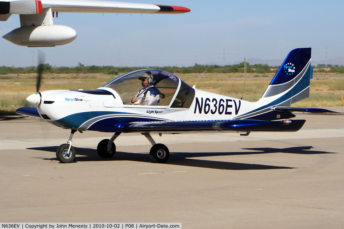 N636EV, 2006 Evektor-Aerotechnik SPORTSTAR C/N 20060706, Breakfast Fly-In at Coolidge, AZ
