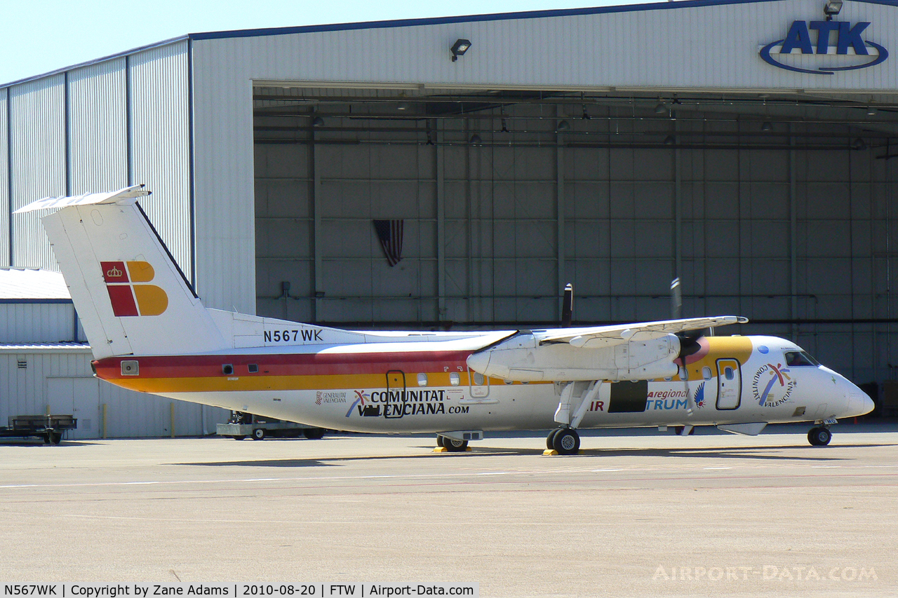 N567WK, 2000 De Havilland Canada DHC-8-315Q Dash 8 C/N 567, At Meacham Field - Fort Worth, TX