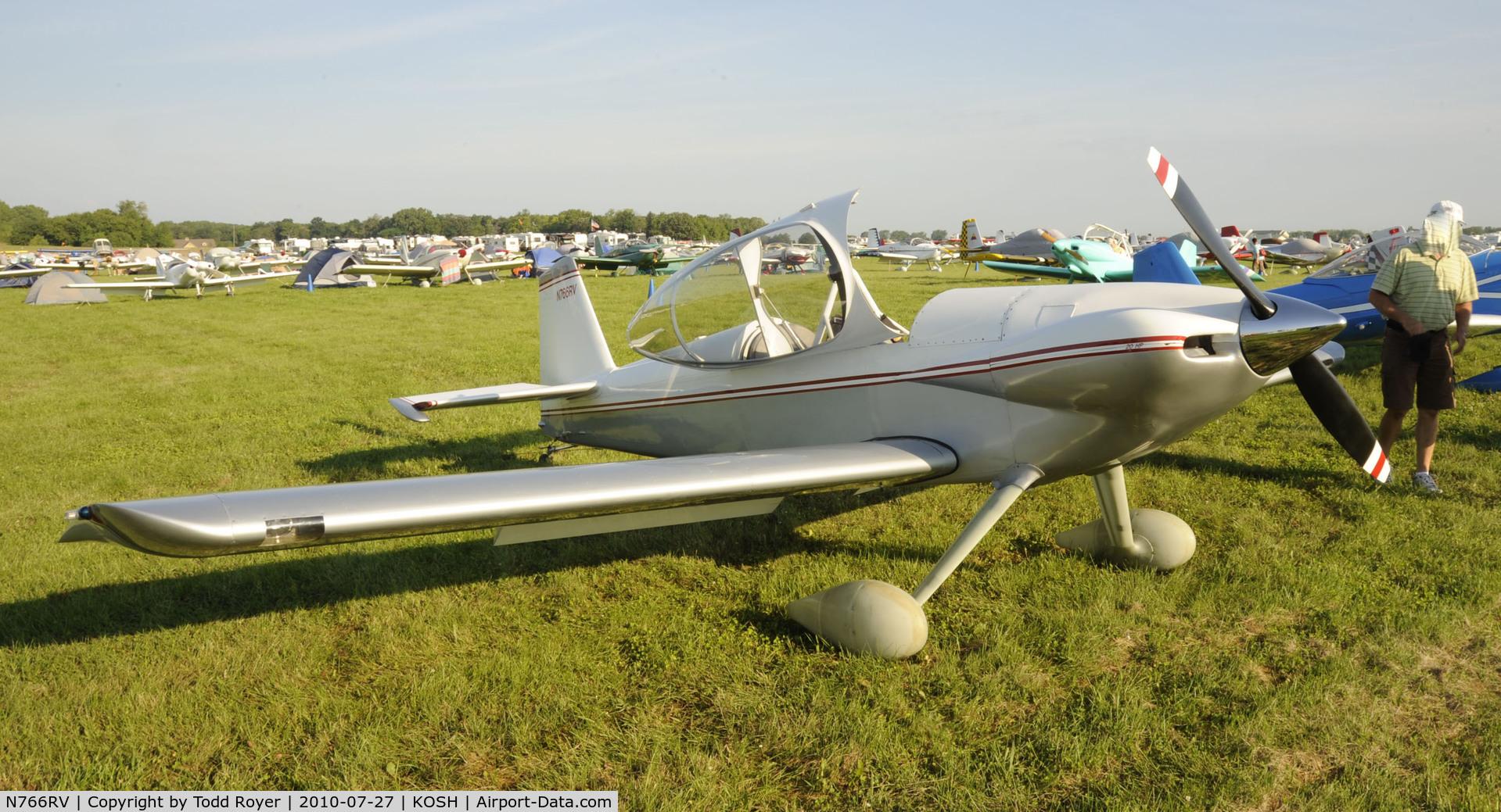 N766RV, Vans RV-4 C/N 766, EAA AIRVENTURE 2010