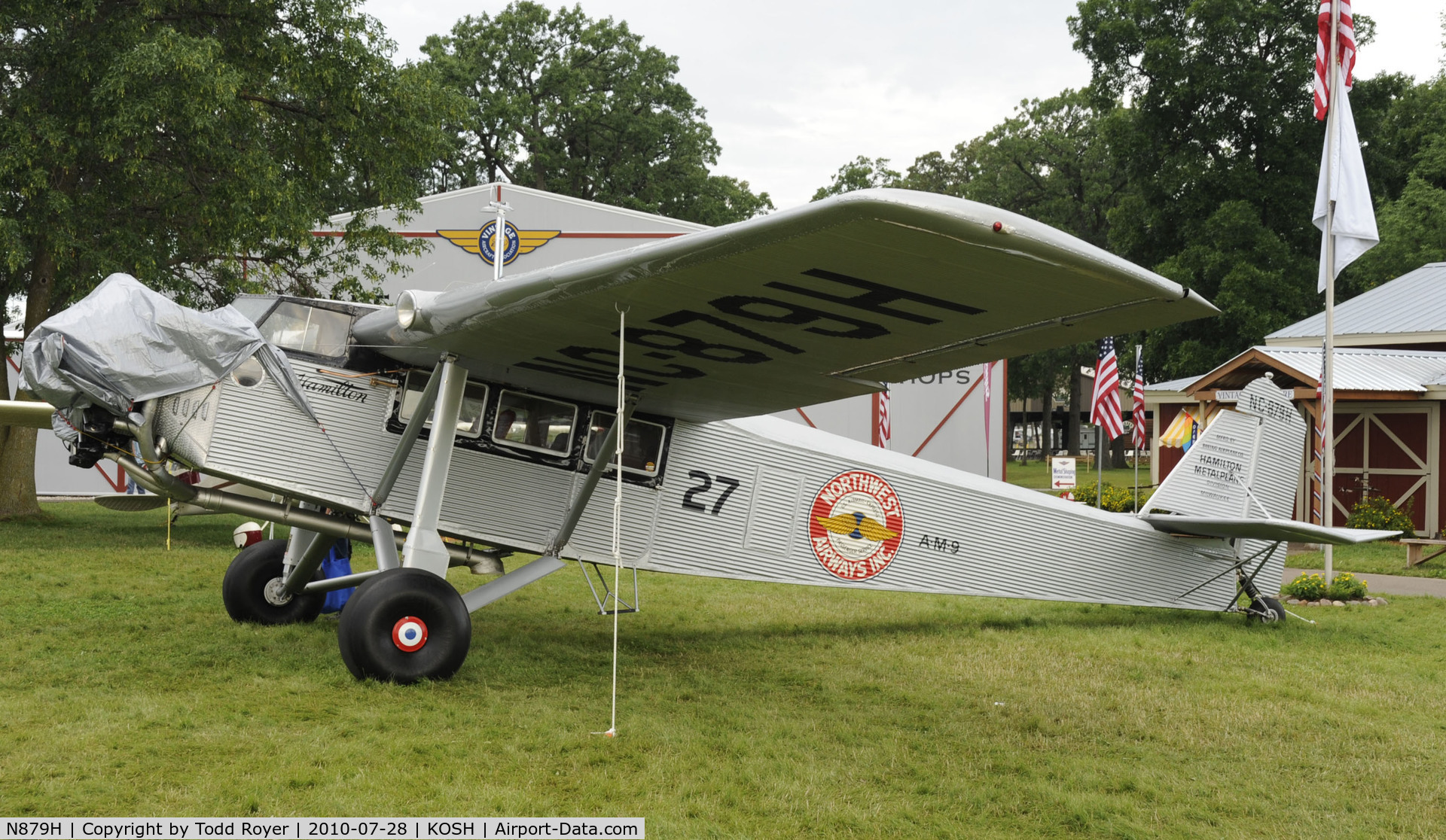 N879H, 1929 Hamilton Metalplane H47 C/N 65, EAA AIRVENTURE 2010