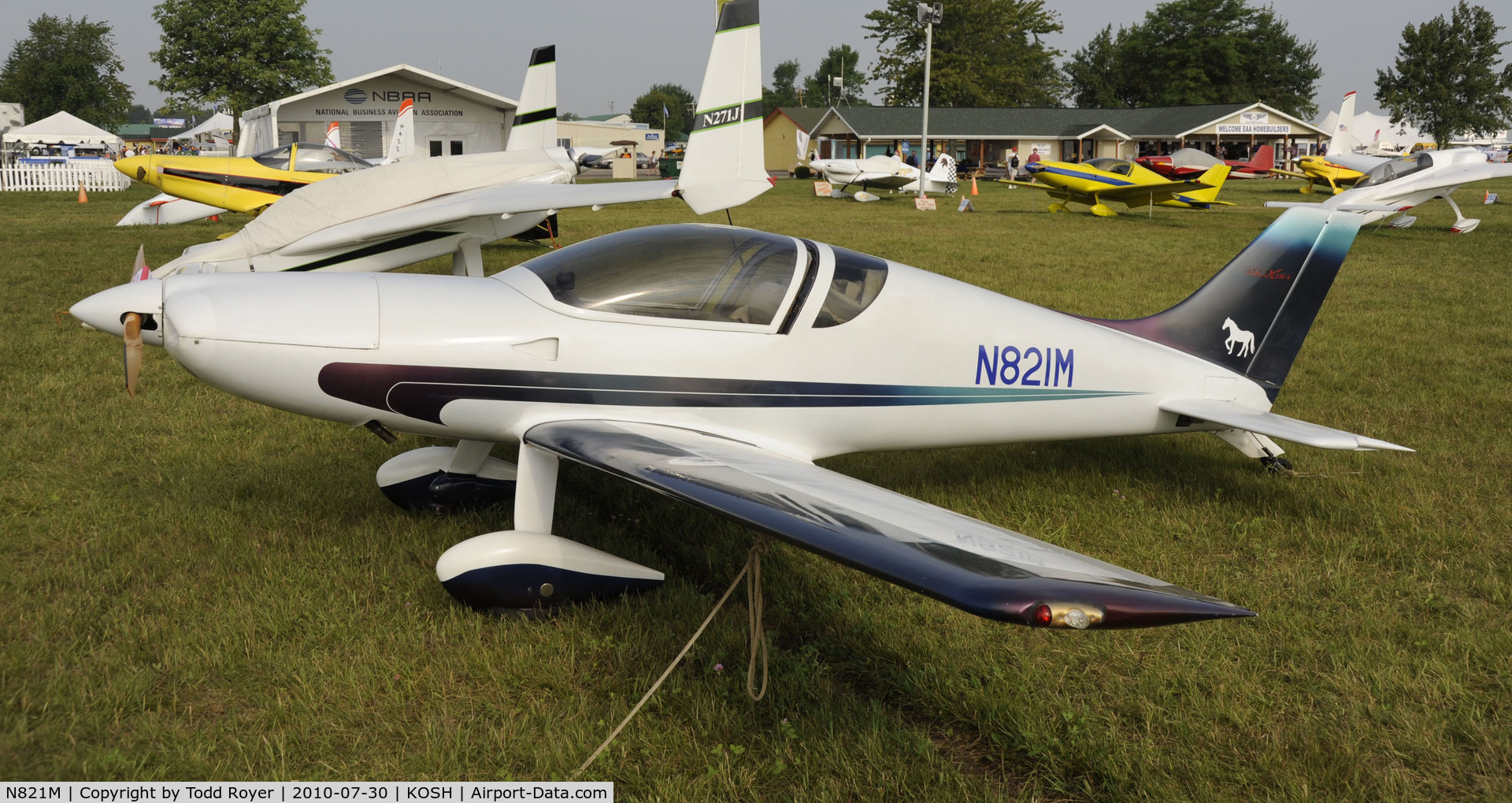 N821M, 1995 Aero Designs Pulsar XP C/N 298, EAA AIRVENTURE 2010