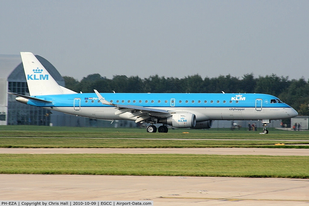 PH-EZA, 2008 Embraer 190LR (ERJ-190-100LR) C/N 19000224, KLM Cityhopper