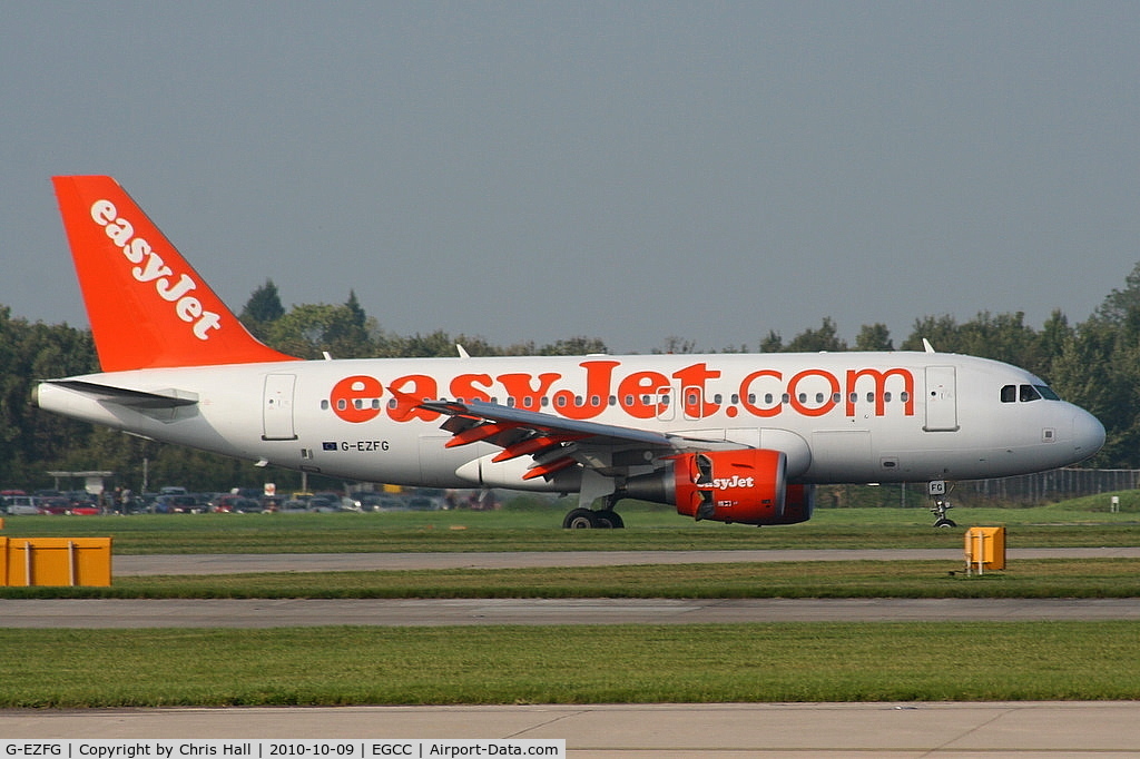 G-EZFG, 2009 Airbus A319-111 C/N 3845, easyJet