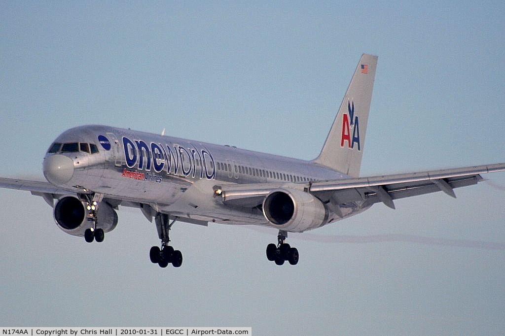 N174AA, 2002 Boeing 757-223 C/N 31308, American Airlines