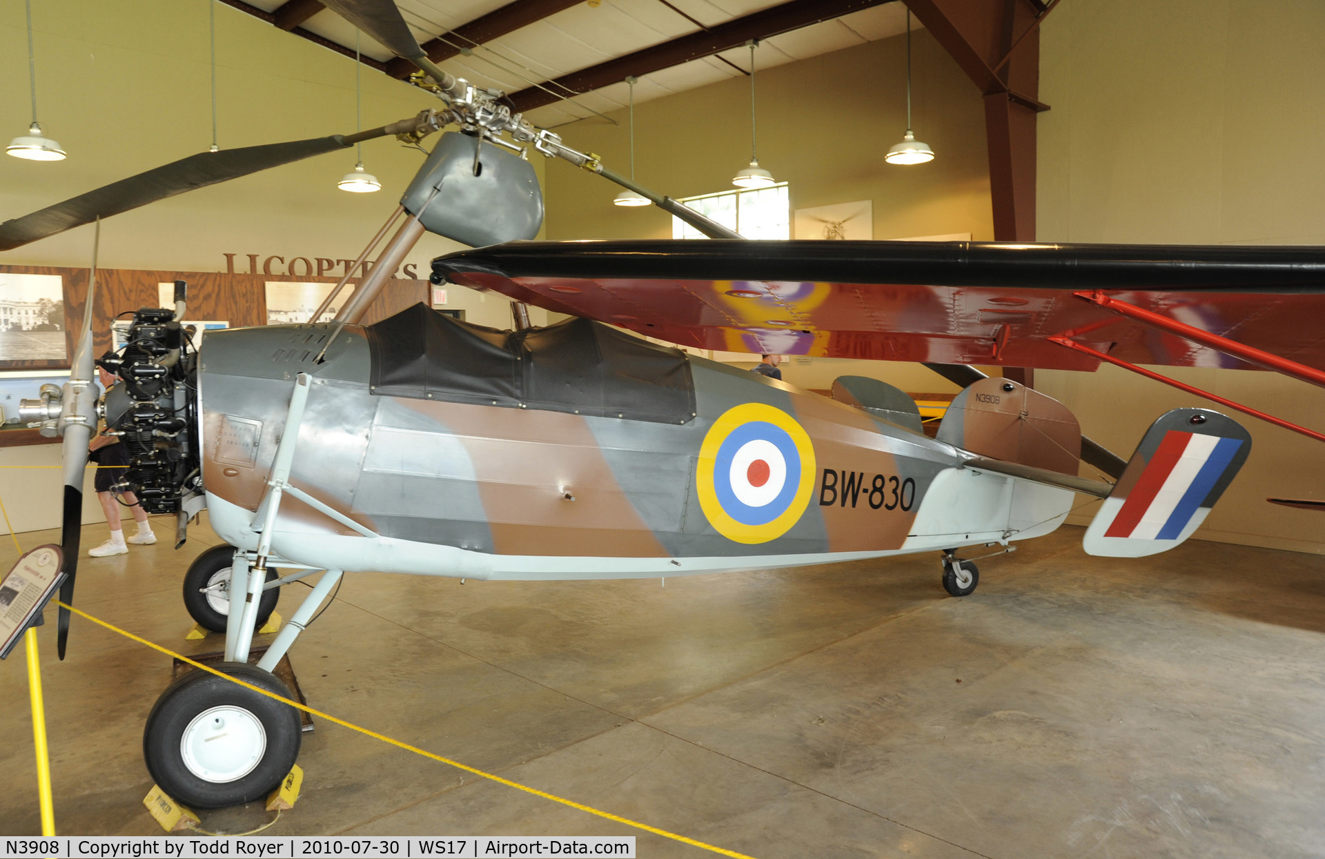 N3908, 1941 Pitcairn PA-39 C/N M98, EAA AIRMUSEUM