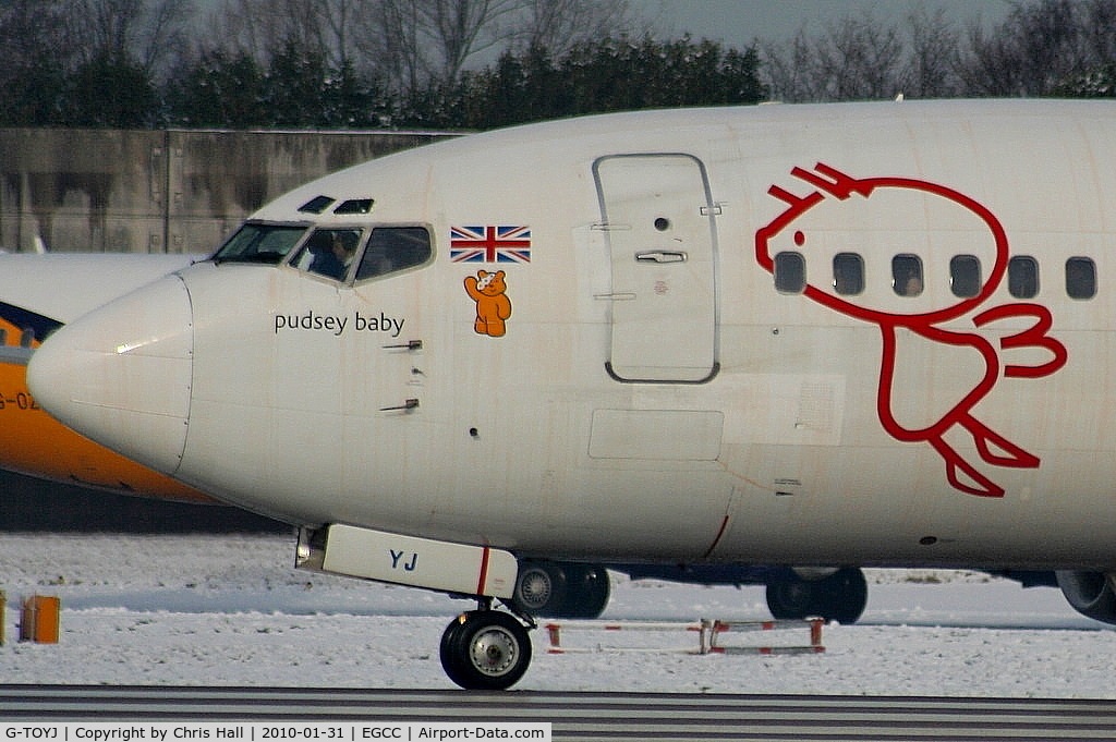 G-TOYJ, 1996 Boeing 737-36M C/N 28332, 'Pudsey Baby'