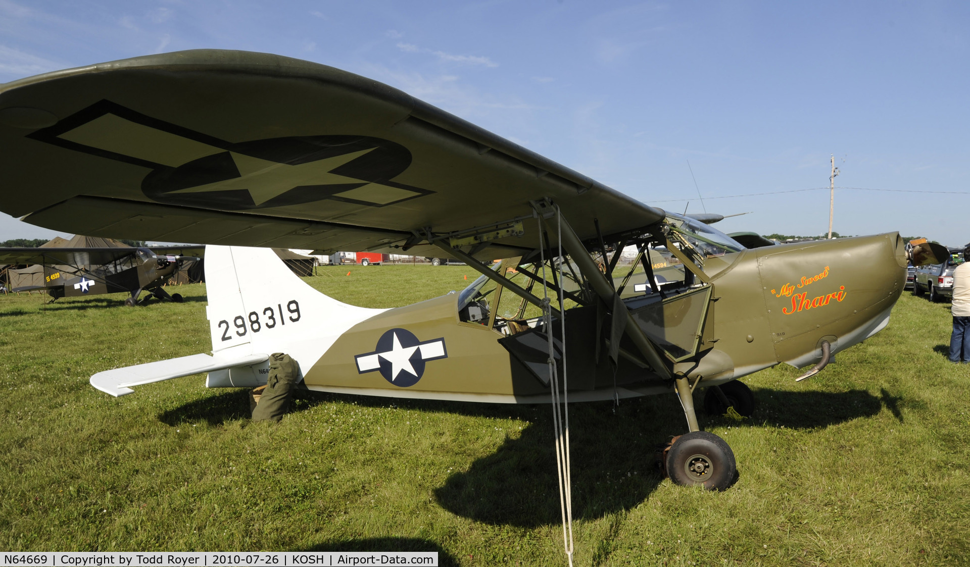 N64669, Stinson L-5 Sentinel C/N 76560, EAA AIRVENTURE 2010