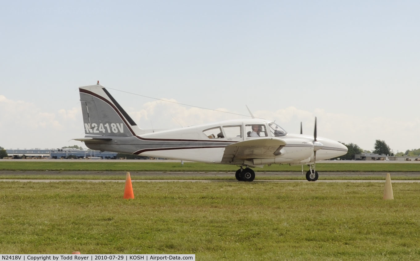 N2418V, 1960 Piper PA-23-250 C/N 27-81, EAA AIRVENTURE 2010