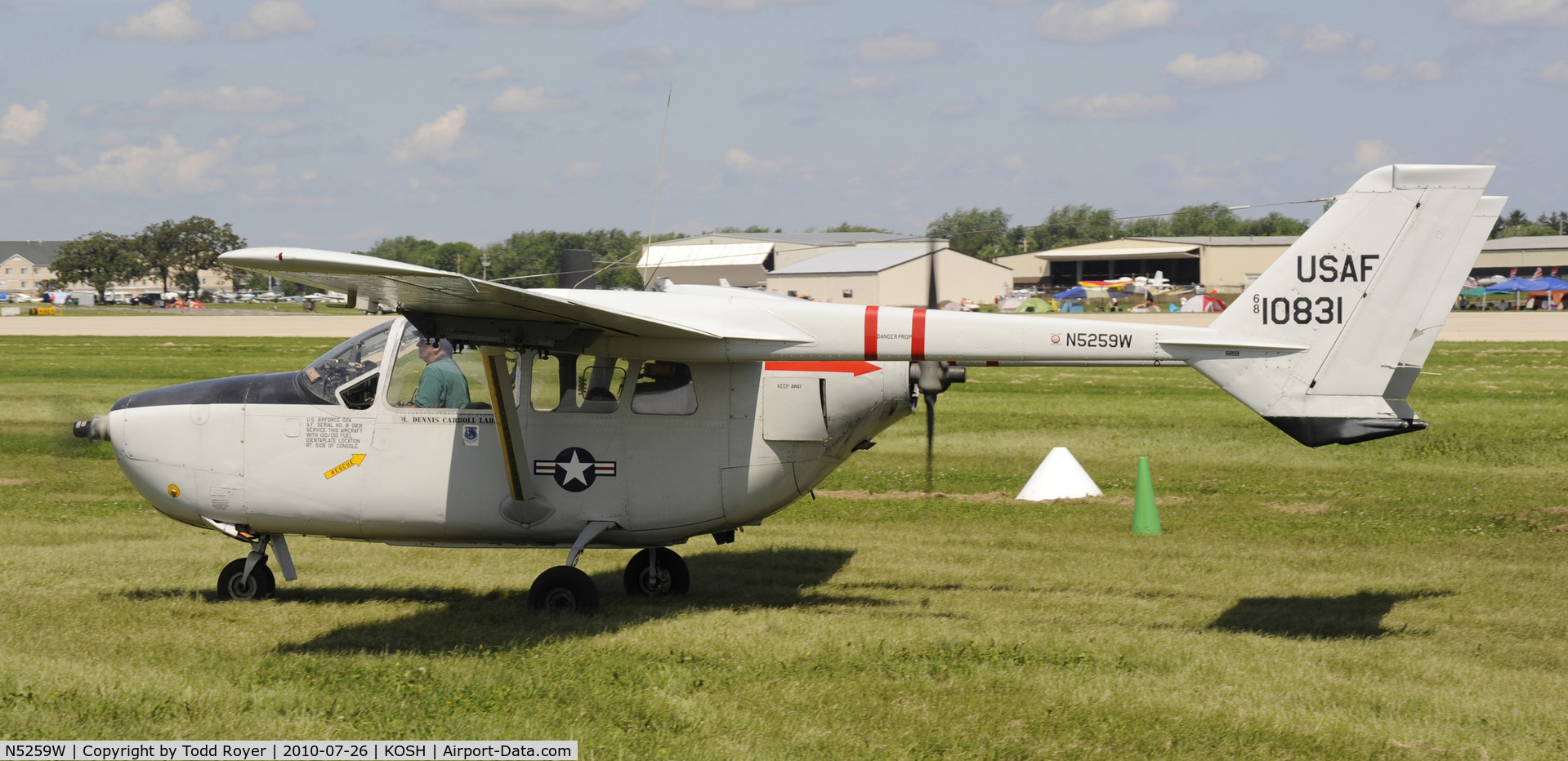 N5259W, 1968 Cessna M337B (O-2A) Super Skymaster C/N 337M-0196 (68-10831), EAA AIRVENTURE 2010