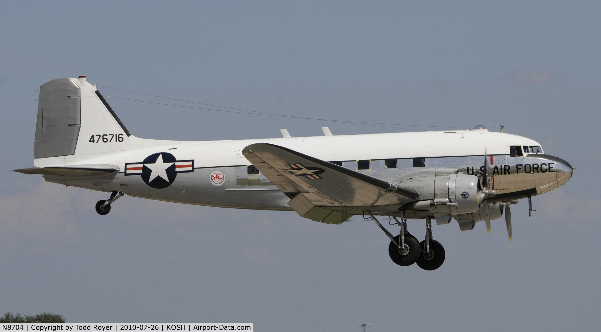 N8704, 1944 Douglas DC3C-S4C4G (TC-47B-30-DK) C/N 33048, EAA AIRVENTURE 2010