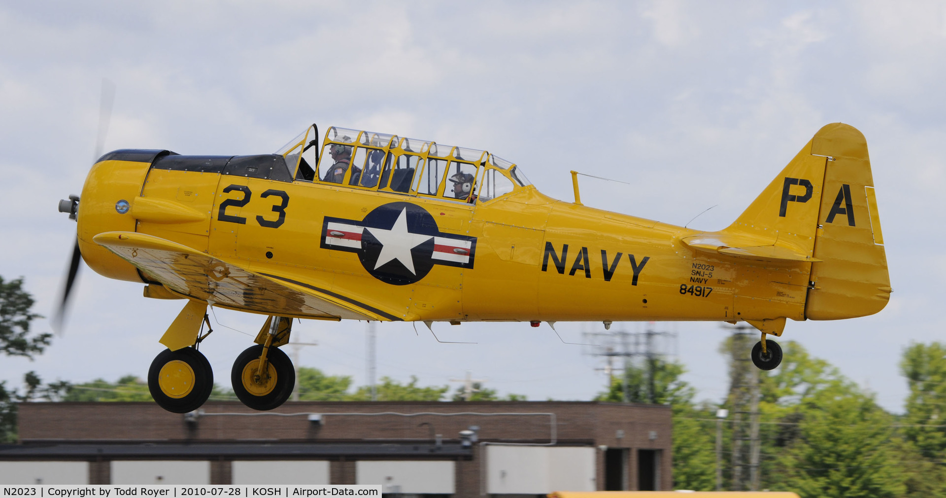 N2023, North American SNJ-5 Texan C/N 84917, EAA AIRVENTURE 2010