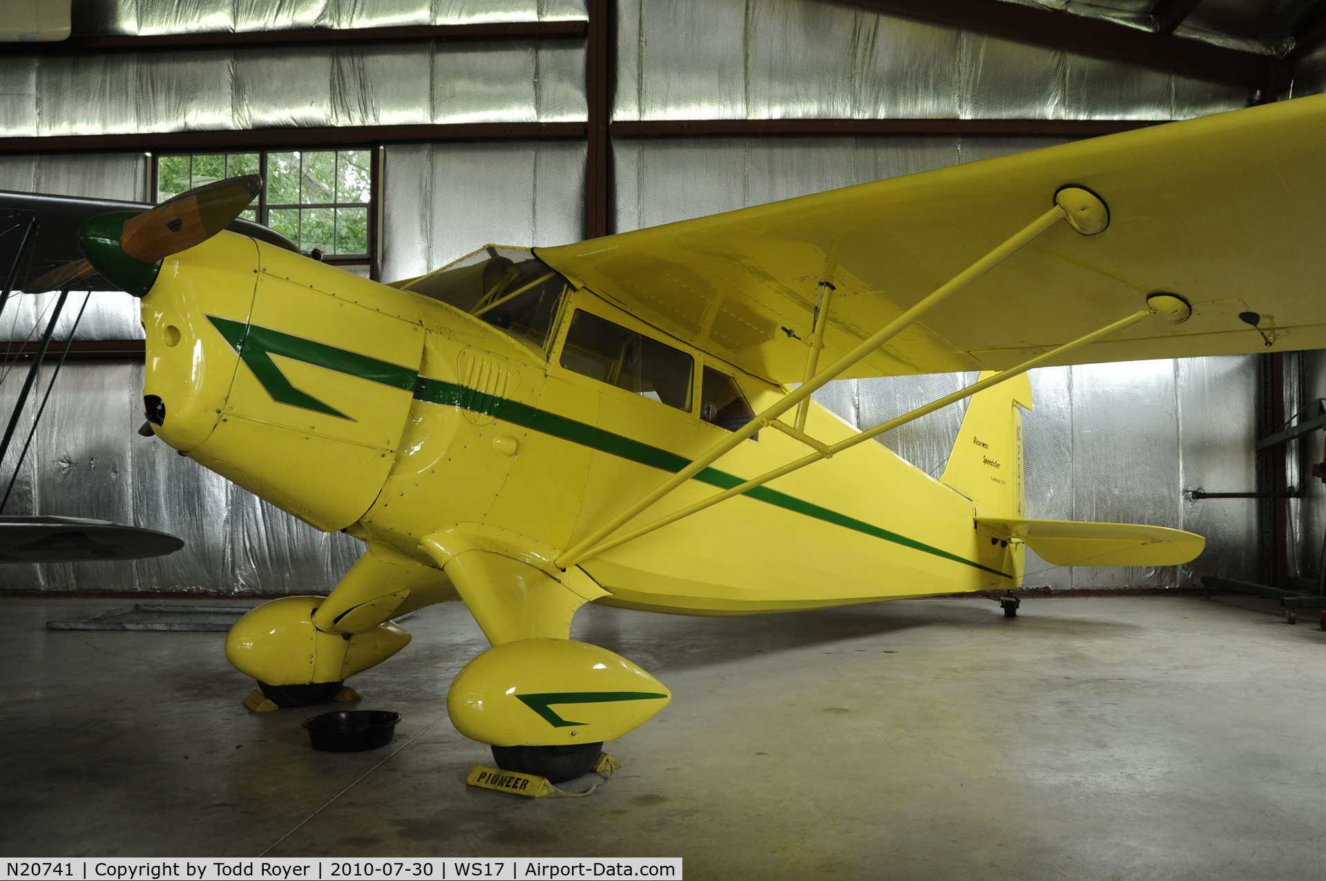 N20741, 1938 Rearwin Speedster 6000M C/N 311, EAA AIRMUSEUM