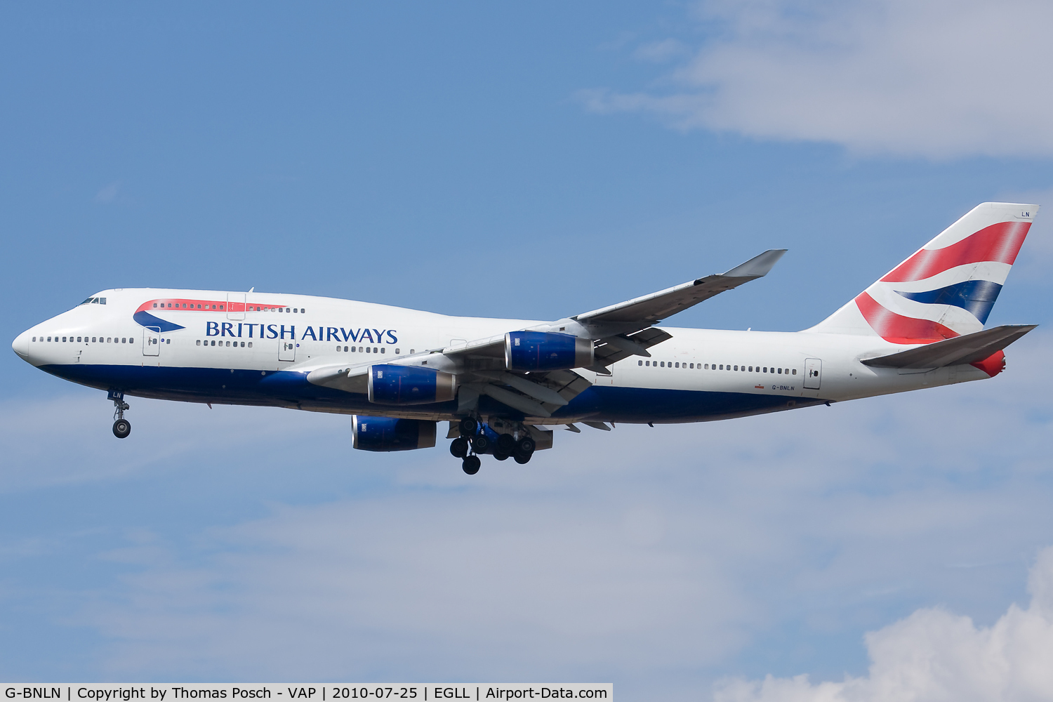 G-BNLN, 1990 Boeing 747-436 C/N 24056, British Airways